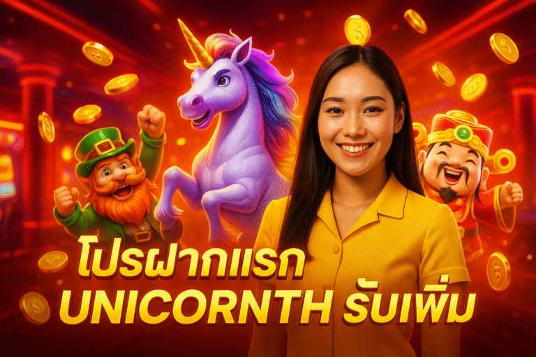โปรฝากแรก UNICORNTH รับเพิ่ม