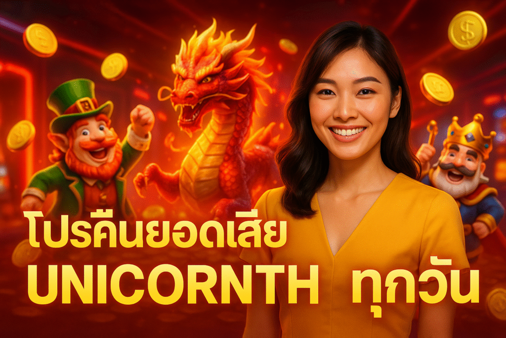 โปรคืนยอดเสีย UNICORNTH ทุกวัน