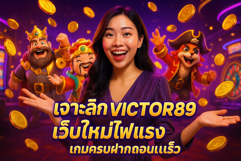 เจาะลึก VICTOR89 เว็บใหม่ไฟแรง เกมครบฝากถอนเร็ว