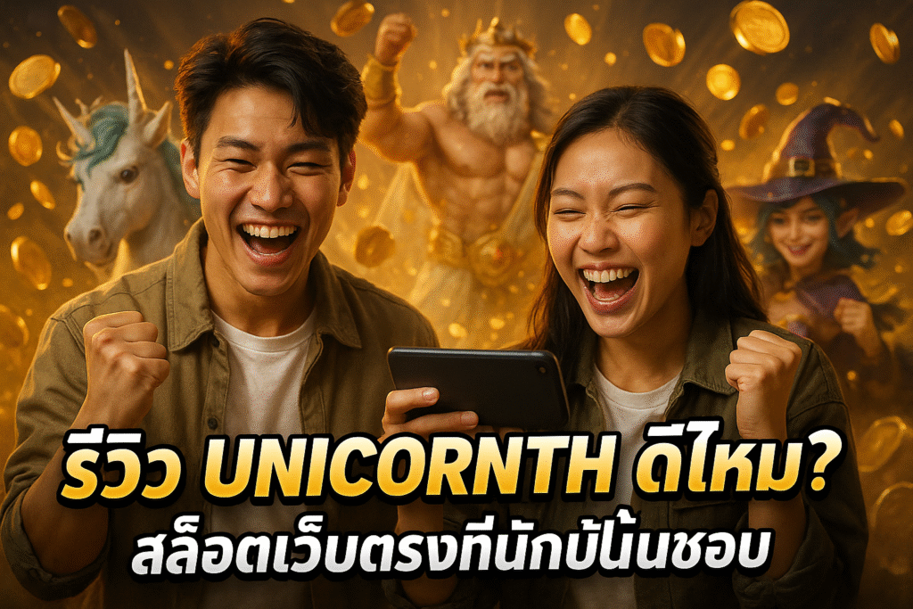 รีวิว UNICORNTH ดีไหม? สล็อตเว็บตรงที่นักปั่นชอบ