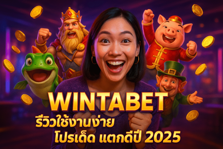 WINTABET ใช้งานง่าย โปรเด็ด แตกดีปี 2025